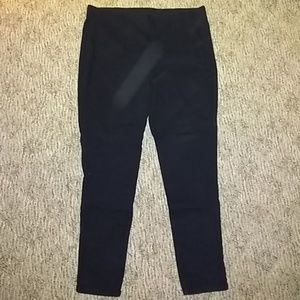 Women's black stretchy denim pants